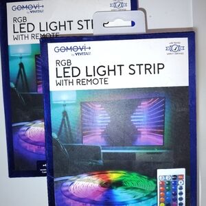 Vivitar RGB LED Light Strip with Remote - Black